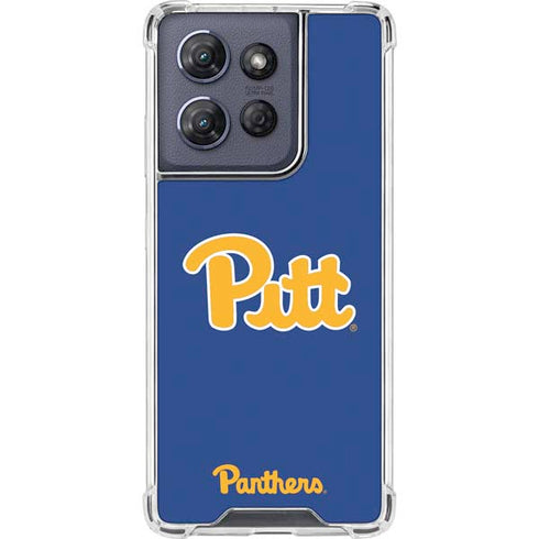 University of Pittsburgh Pitt Panthers Moto G Play 5G (2025) Clear Case